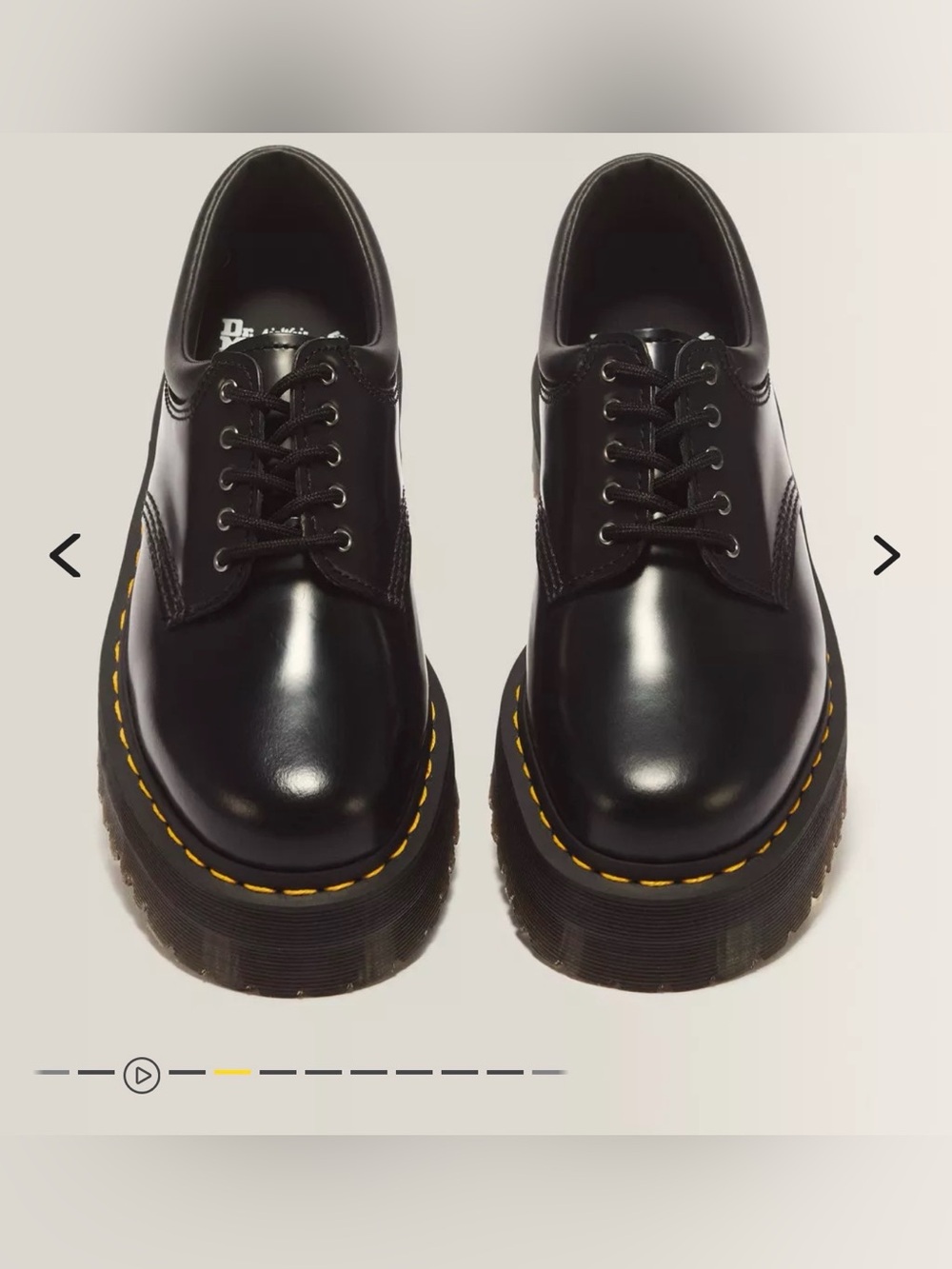 Dr. Martens Black Leather platform 8053